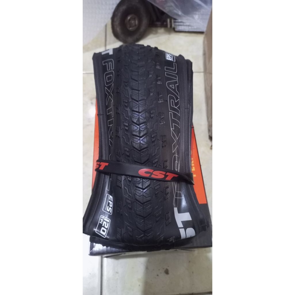 Ban luar sepeda Kevlar CST Foxtail MTB Ukuran 27.5/195 Folding