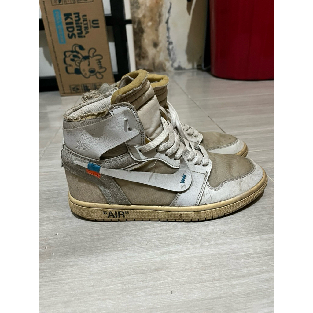 Sepatu second Nike Air Jordan Off-White