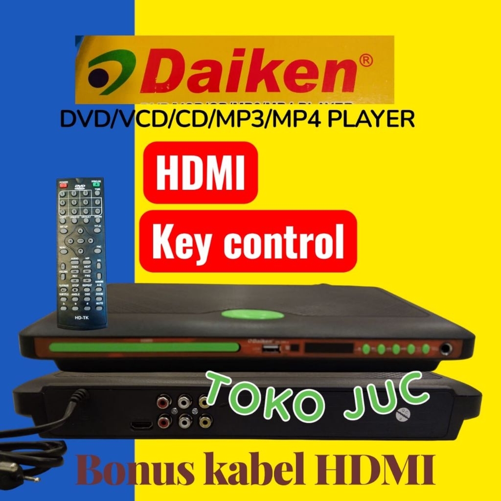 DVD player HDMI DVD DAIKEN HDMI DK-595A VCD player ORIGINAL