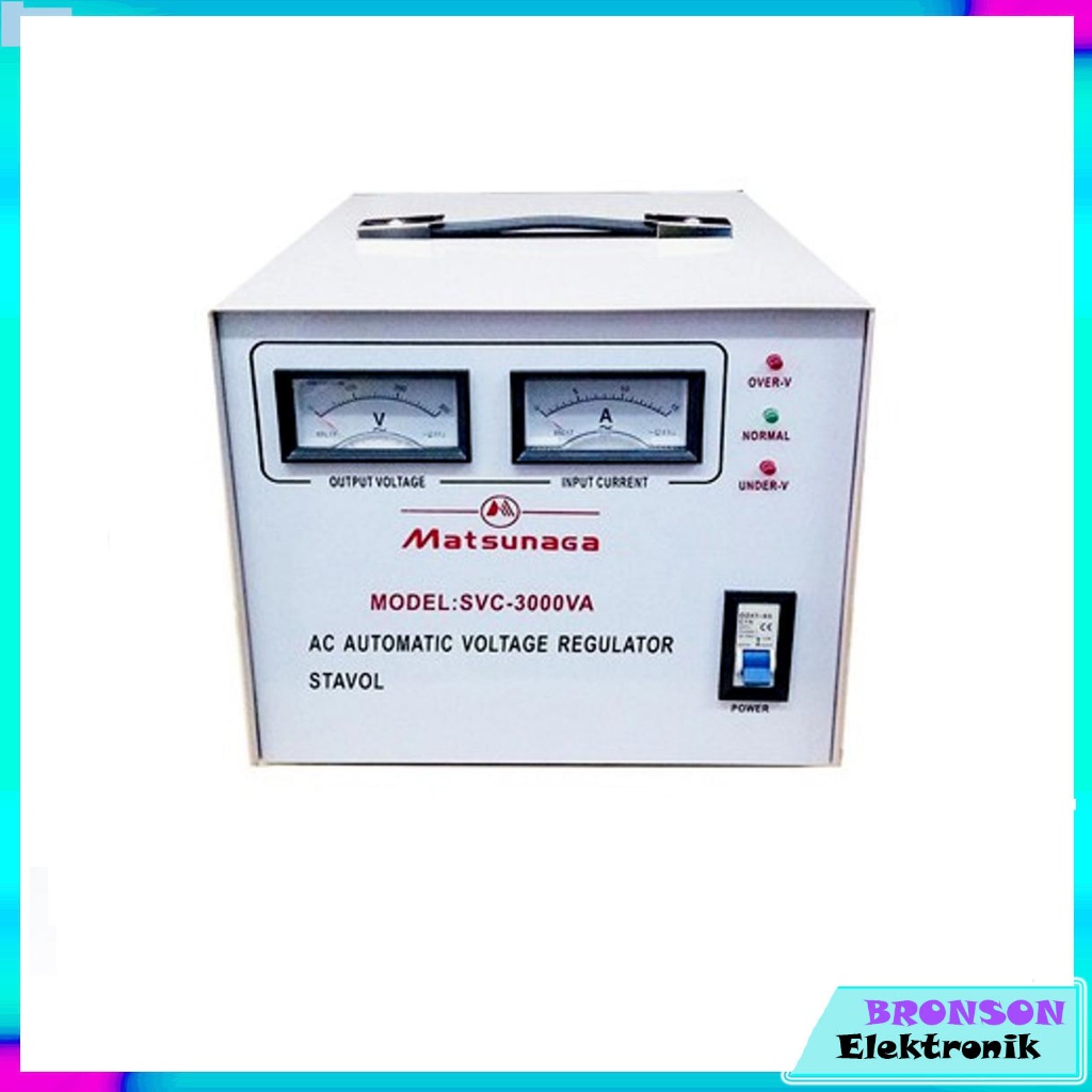 Stavolt SVC 3000W Matsunaga / Stabilizer SVC 3000VA MTS / 3000 Watt