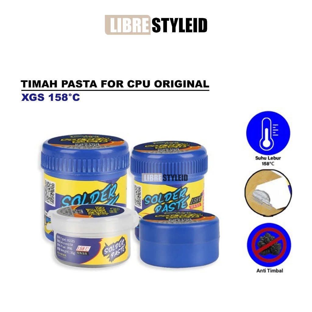 Mechanic XGS 158°C timah cair - pasta solder - timah pasta for CPU Original