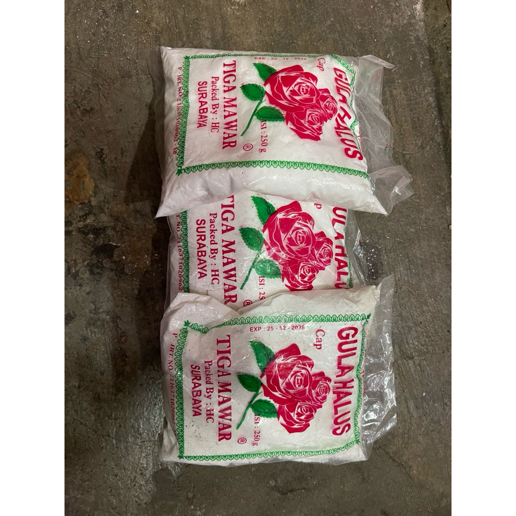 gula halus putih cap mawar