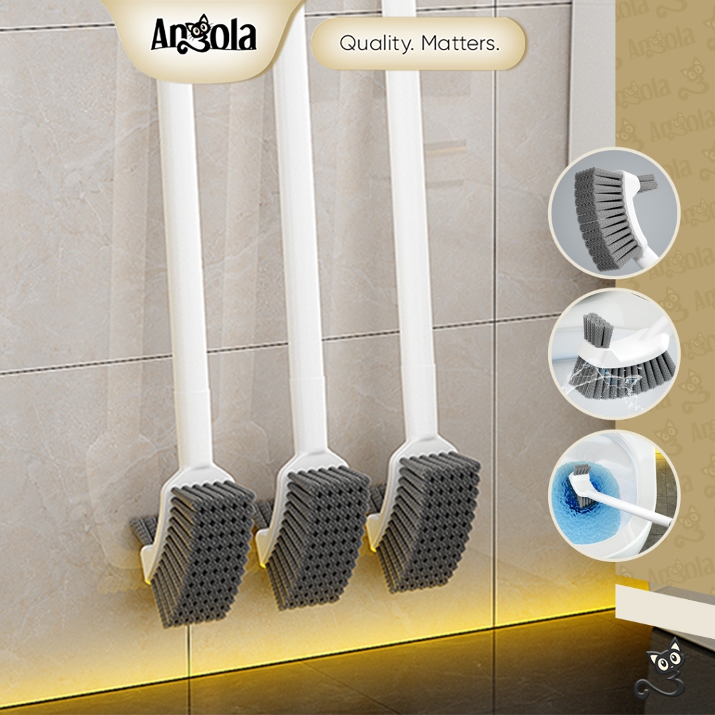 ANGOLA Sikat Pembersih WC S17A Toilet Brush/Sikat Pembersih Toilet Gagang Panjang/Sikat Kamar Mandi