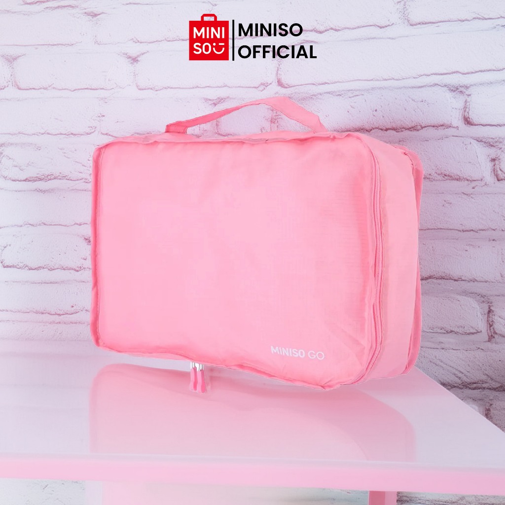 Miniso Tas Penyimpanan Pakaian  Clothes Storage Bag Dapat Dilipat Kapasitas Ekstra Besar Tahan Air T