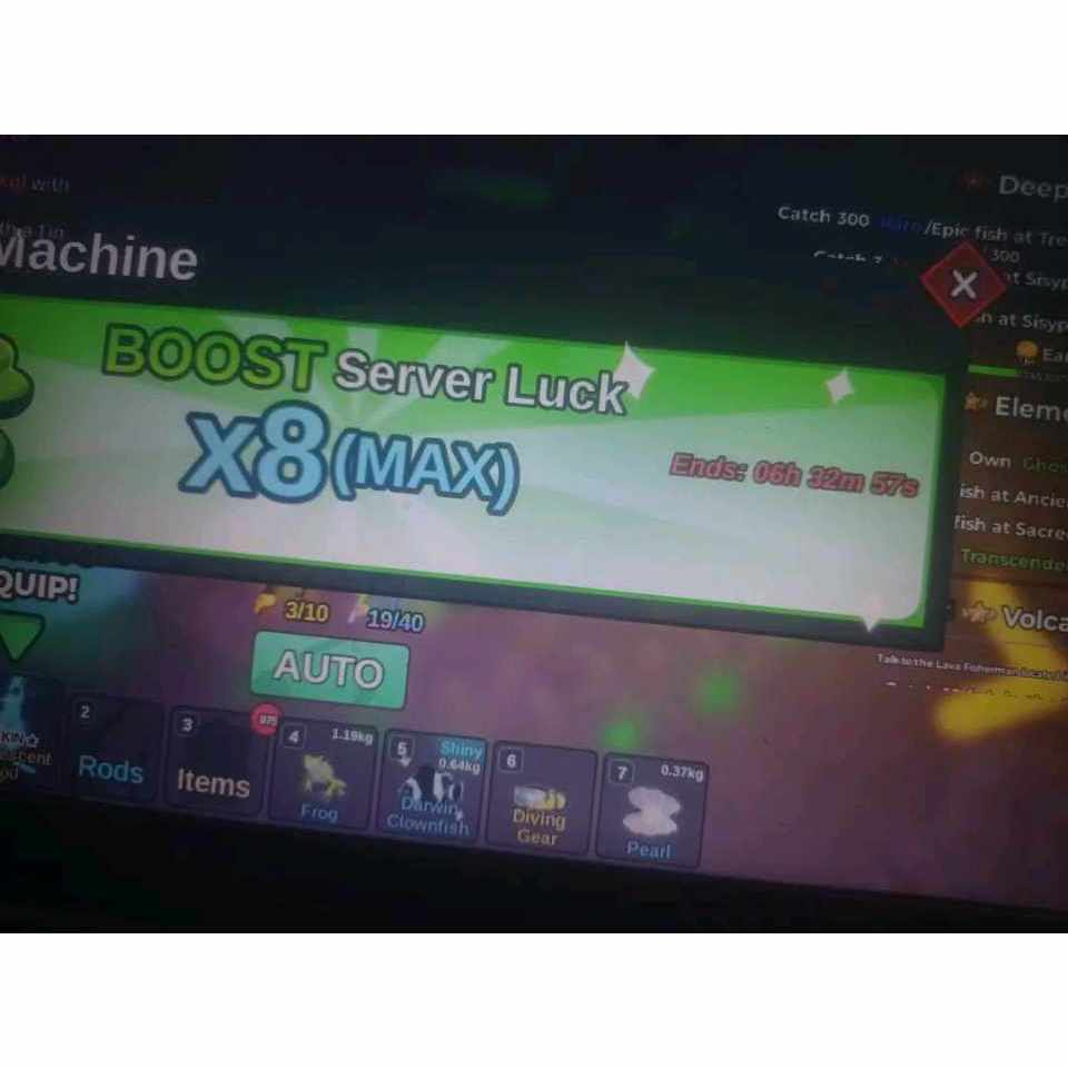 FISH IT JASA BOOST SERVER X8 LUCK 6 JAM