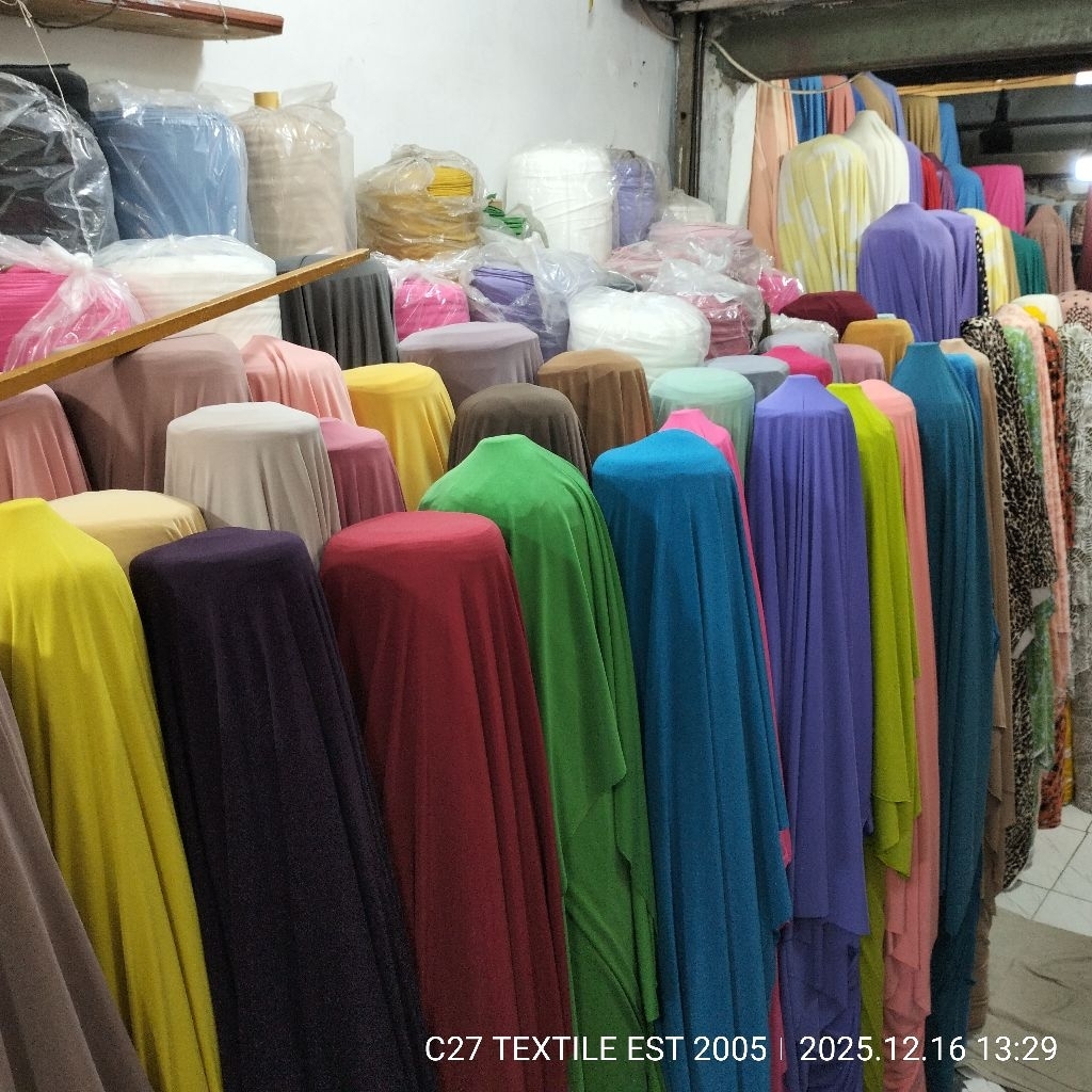 HARGA/0,5 M / KAIN JERSEY SPANDEX PREMIUM / KAIN JERSEY KOREA PREMIUM / BAHAN JERSEY PREMIUM TEBAL