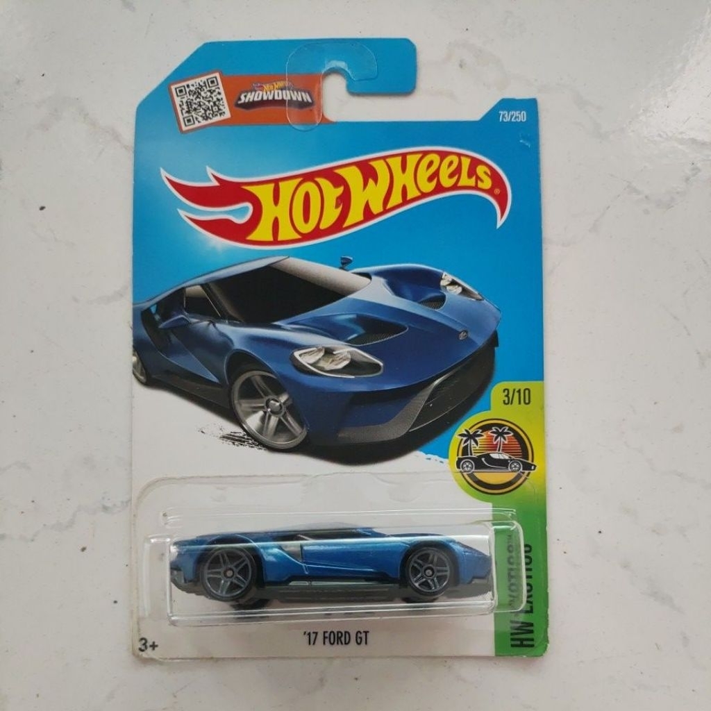 Hotwheels 17 Ford GT Biru