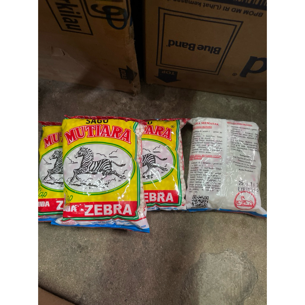 sagu mutiara cap kuda zebra