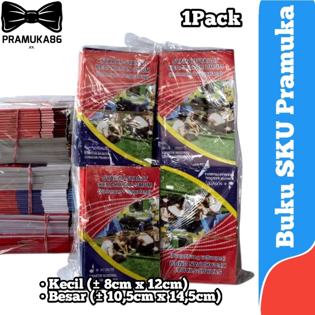1Pack Buku SKU Pramuka PENGGALANG (MERAH) / Buku Sku Penggalang Pramuka