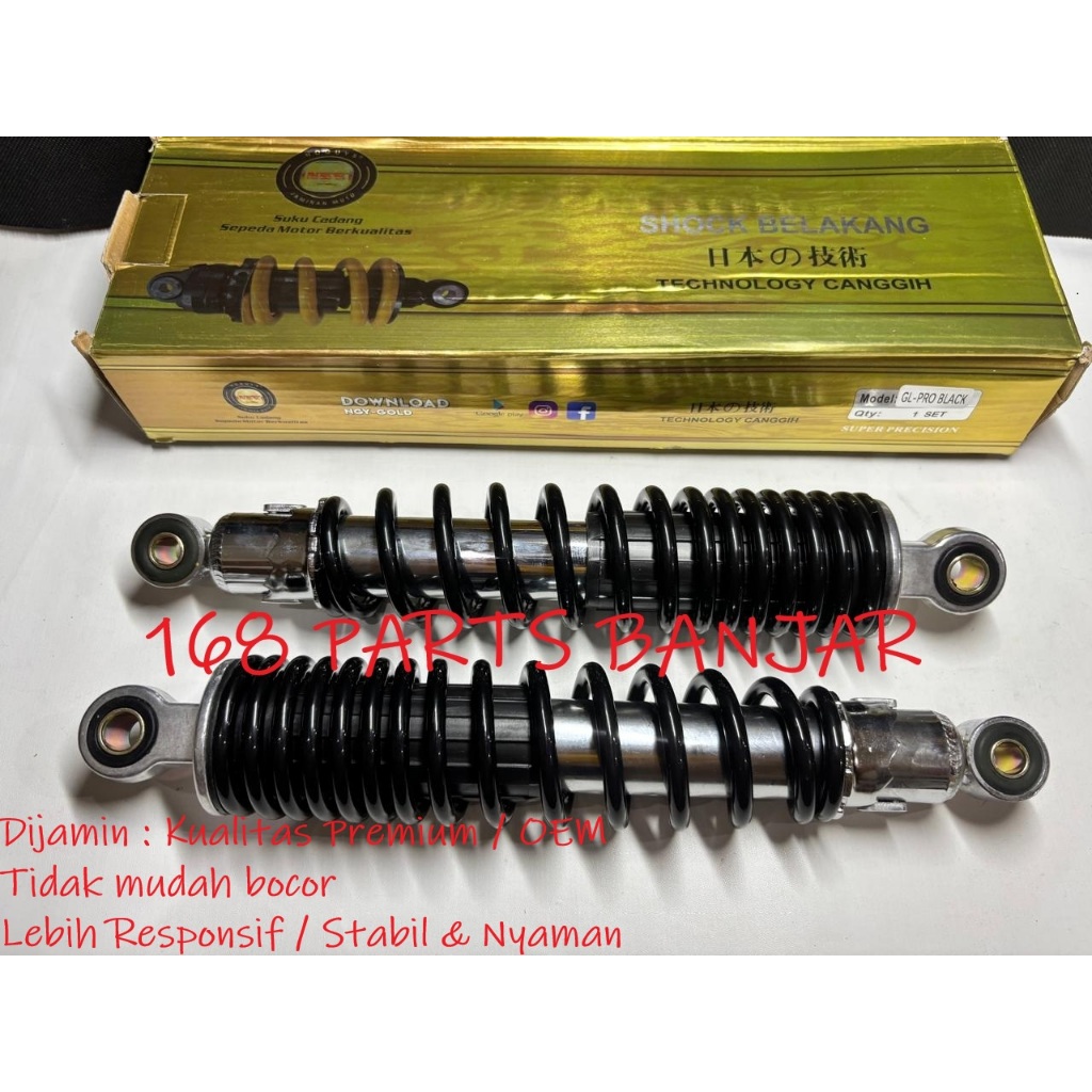 52400 - KC5 - 003 Nagoya Gold Shok Shock Breaker Belakang Kualitas Premium Honda GL Pro / GL Max