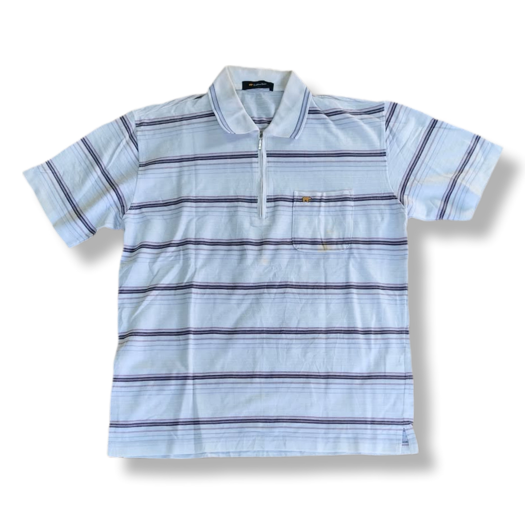 GOLDEN BEAR STRIPE POLO SHIRT | KAOS POLO STARBOY | MNZA 5
