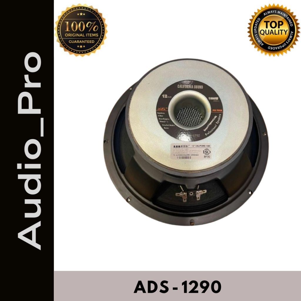 Speaker Component 12" ADS 1290 / ADS1290 Full Range Loudspeaker