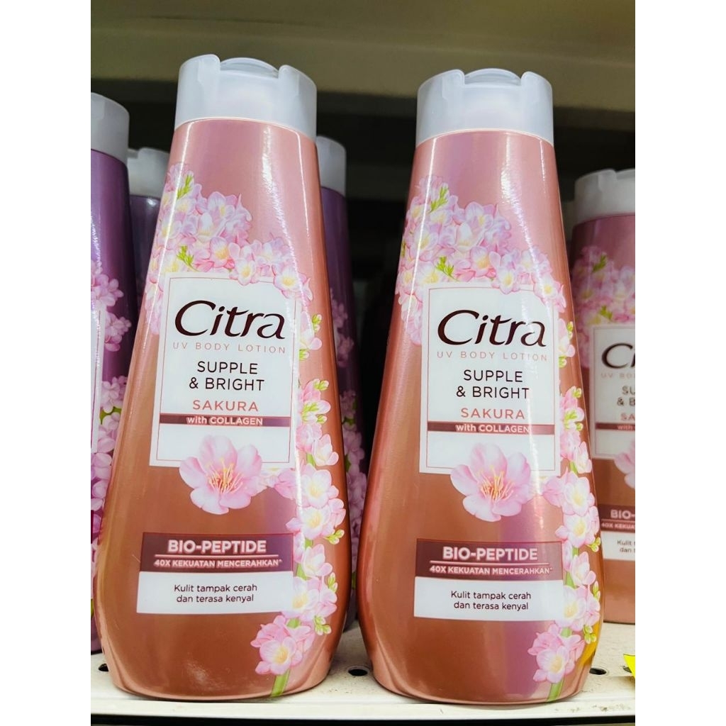 handbody citra sakura supple& bright 210ml