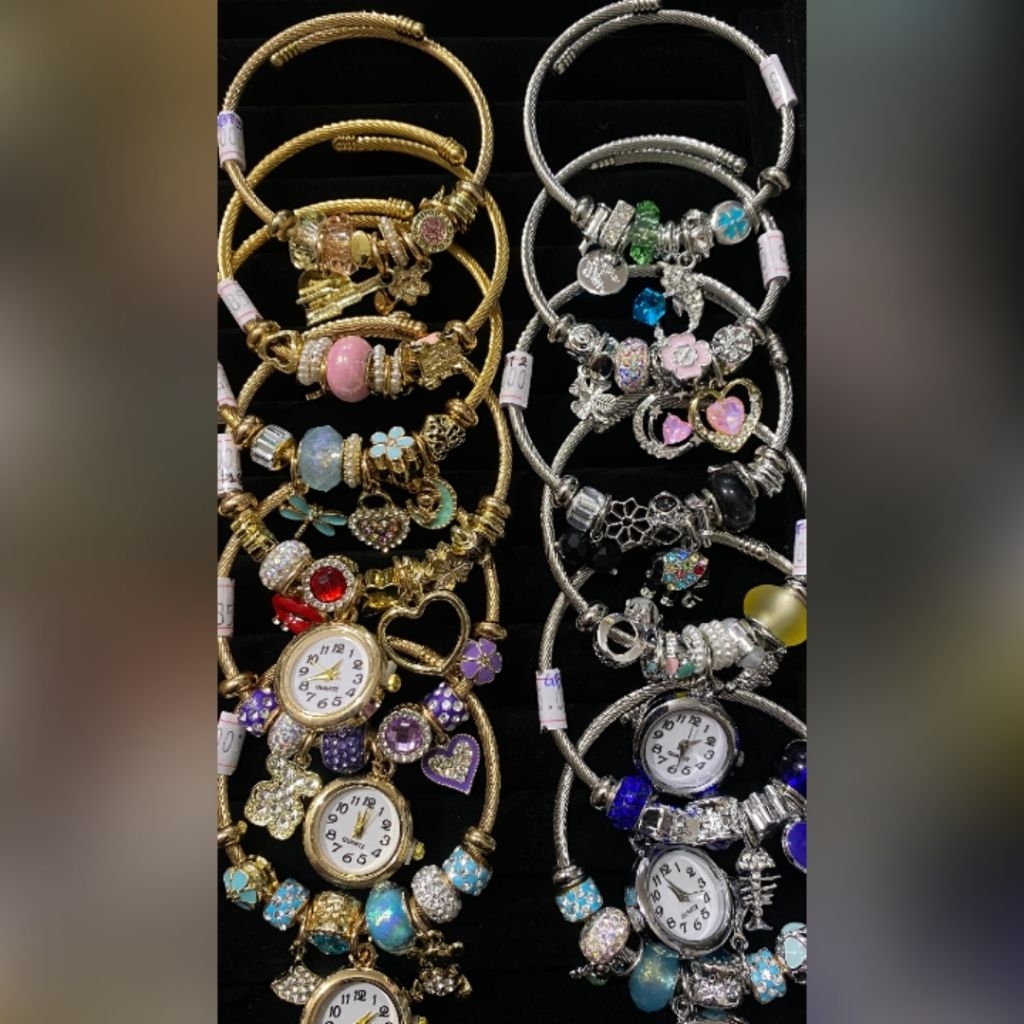Gelang Jam Titanium Berbagai Warna Cantik Wanita Elegan