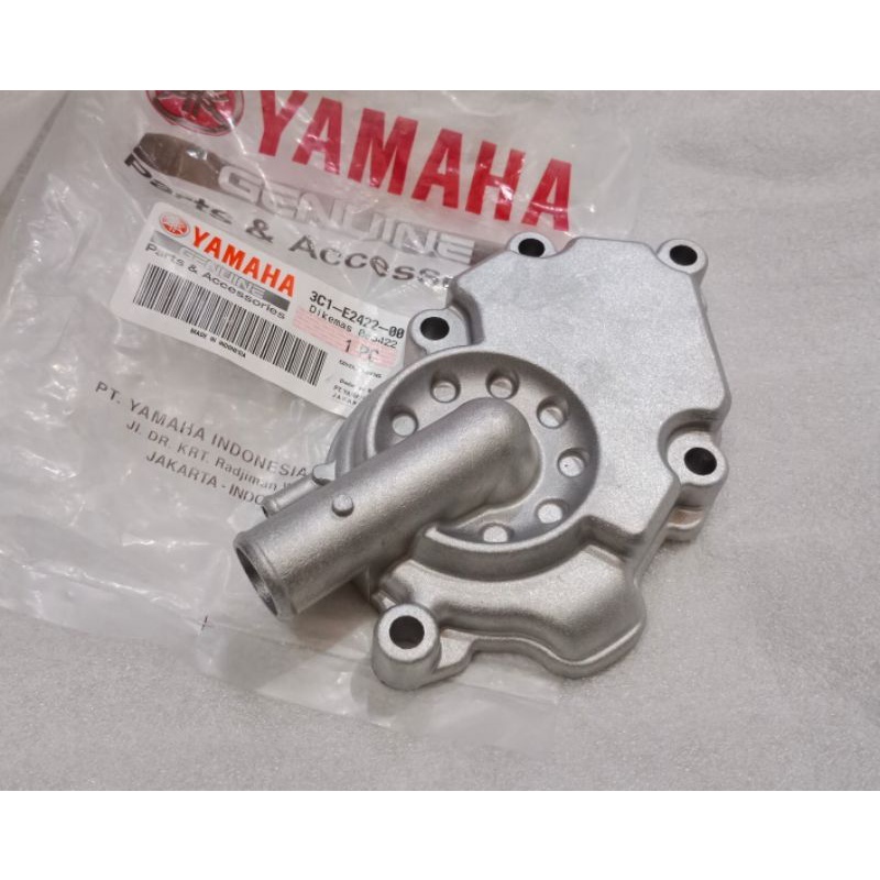 COVER HOUSING TUTUP WATER PUMP YAMAHA VIXION OLD VIXION NEW NVL ORI YGP ASLI / 3C1-E2422-00