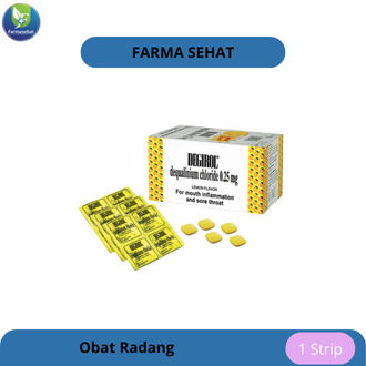 Degirol Obat Radang Hisap 1 Strip 10 Tablet