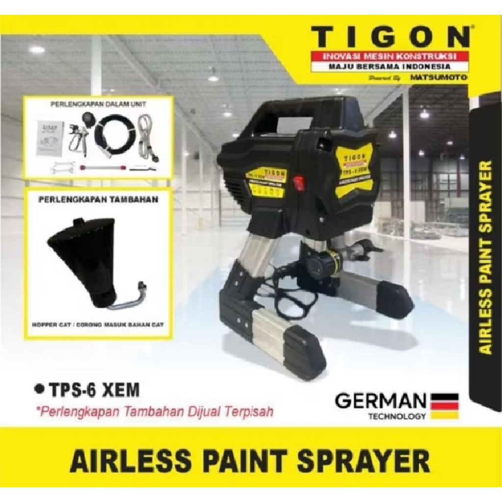 Airless Paint Sprayer TIGON TPS 6 XEM, airless paint sprayer tigon ori
