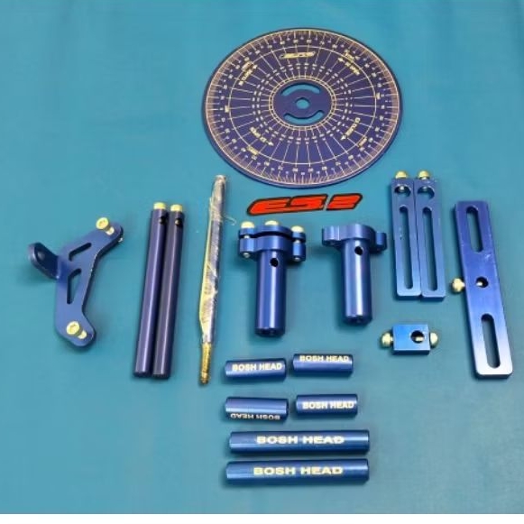 Busur Derajat Dial Set Bahan Billet CNC Tebal 3 mm Original Bpro piringan Dial