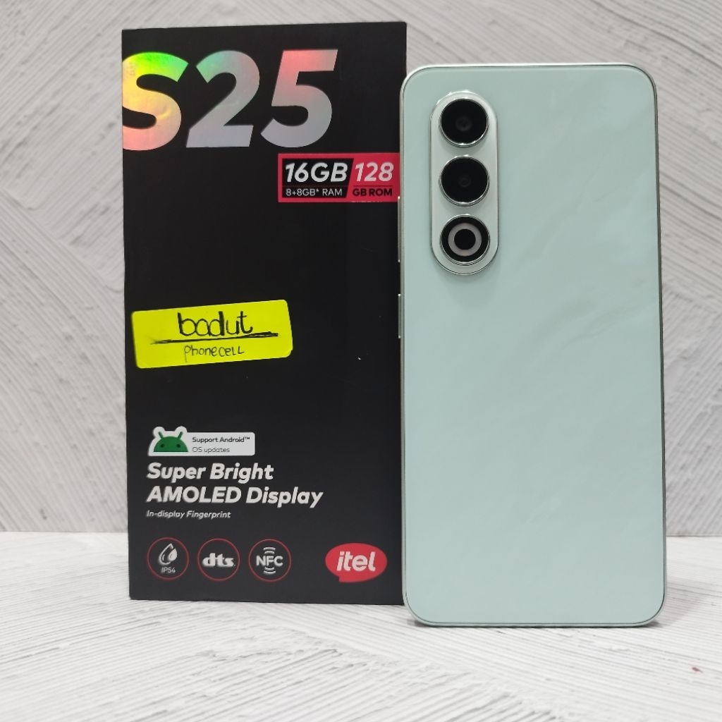 ITEL S25 8/128GB HANDPHONE SECOND BEKAS FULLSET