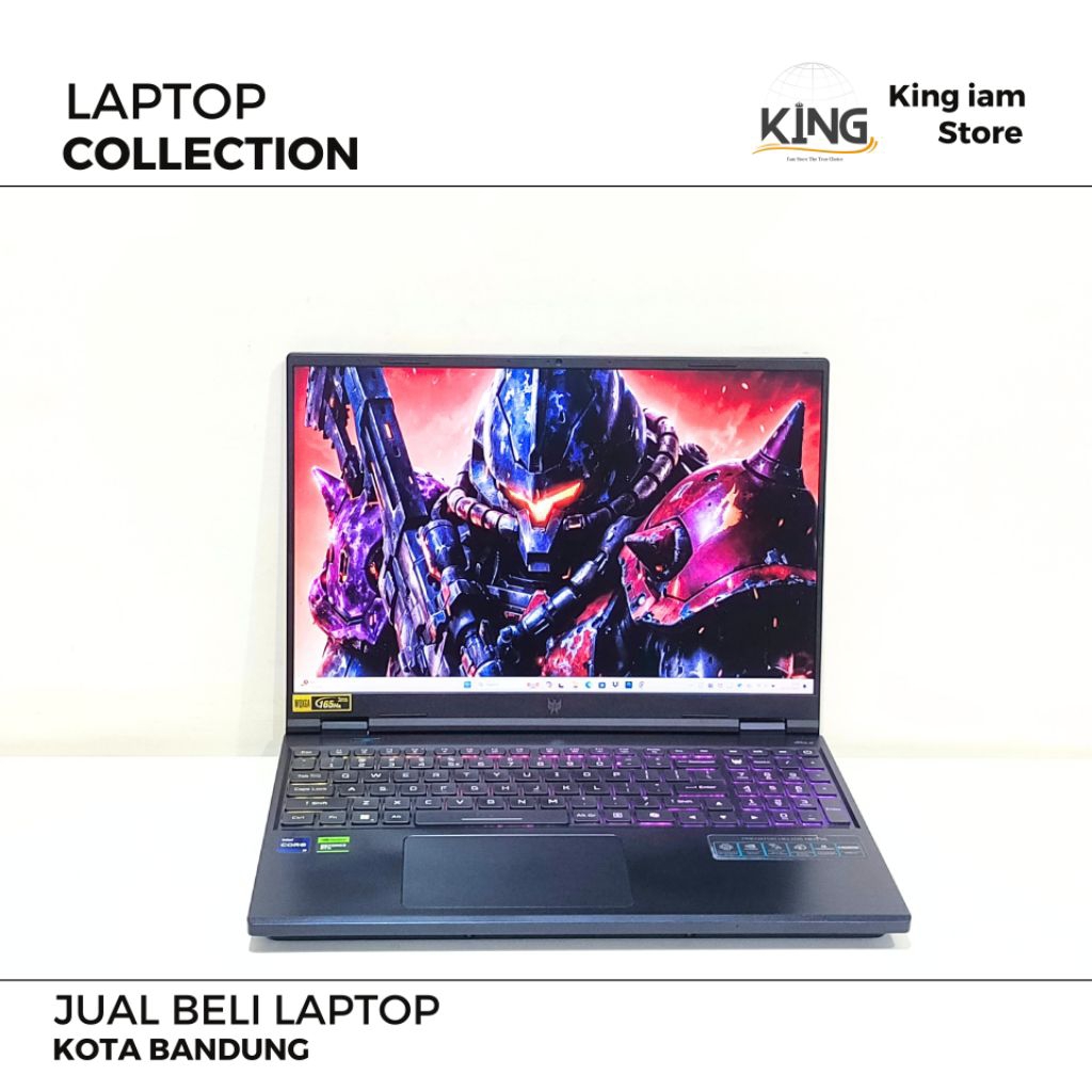ACER PREDATOR HELIOS NEO 16 INTEL i7 NVIDIA RTX 4050 RAM 16GB LAYAR WUXGA 180Hz | KING IAM STORE | L