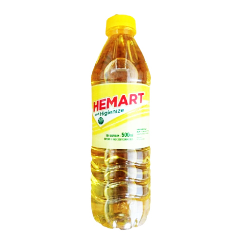 MINYAK GORENG HEMART 500ML [ 12pcs X 500ML ] KARTON