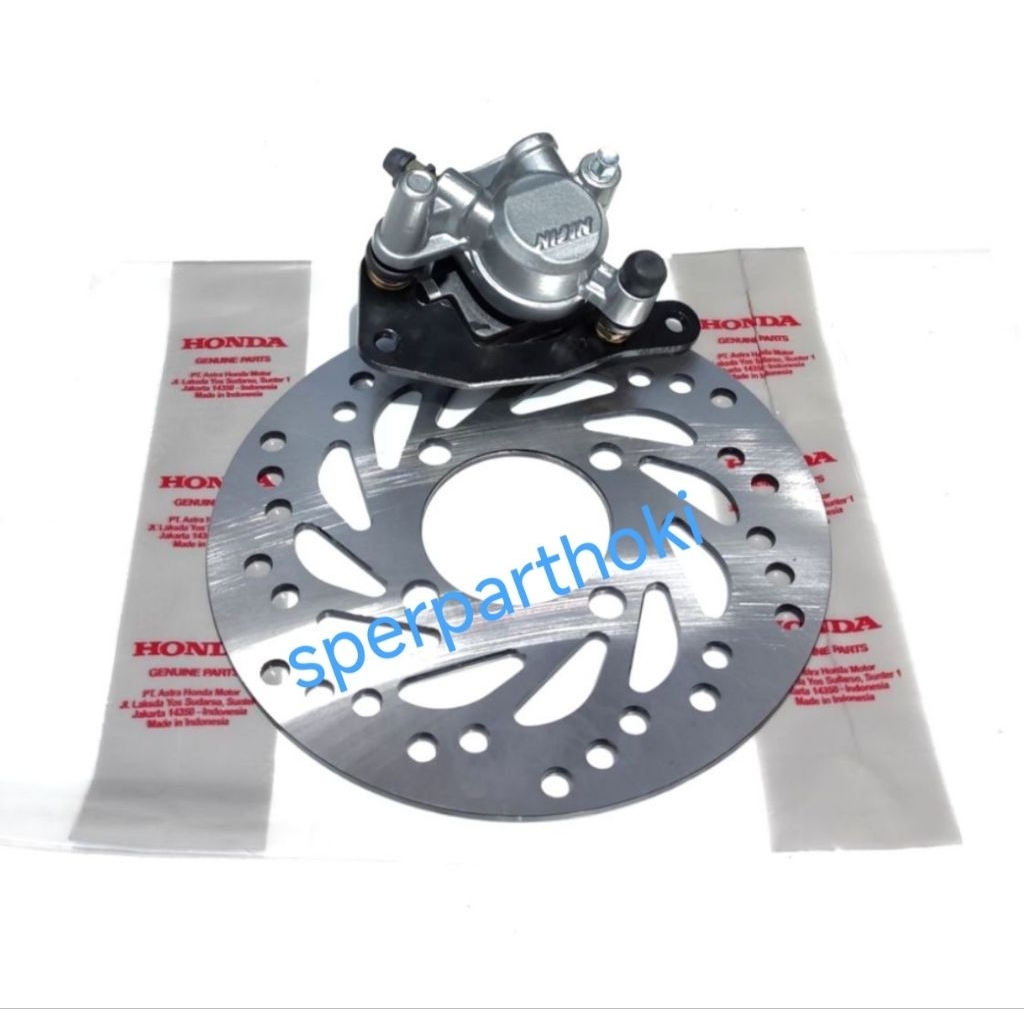 piringan cakram depan plus kaliper depan honda scoopy karbu,spacy karbu