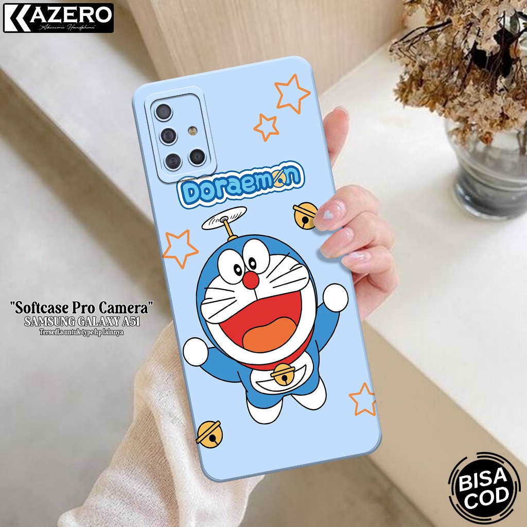 Kesing Samsung Galaxy A51 - Kazero Fashion Case Kartun - Case Samsung Galaxy A51 - Pelindung Hp - Ca