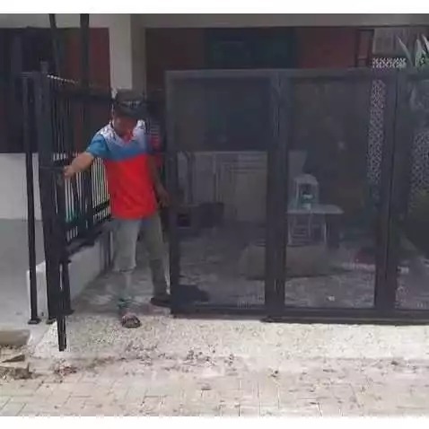 Pagar Rumah Lipat Besi Galvanis Harga Terjangkau
