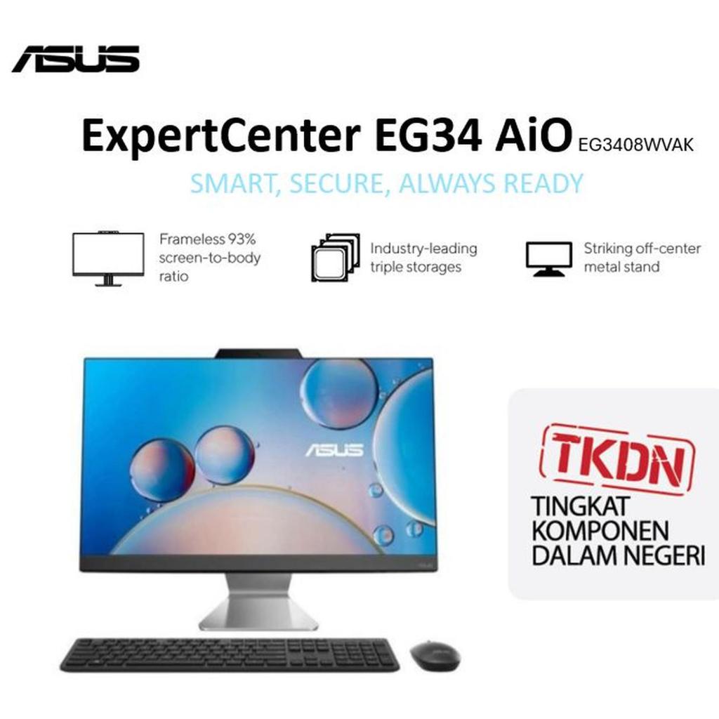 Asus Expertcenter PC AIO EG3408WVAK Intel Core i7 1355 RAM 8GB SSD 512GB W11PRO+OFFICE ORI+M365 23.8