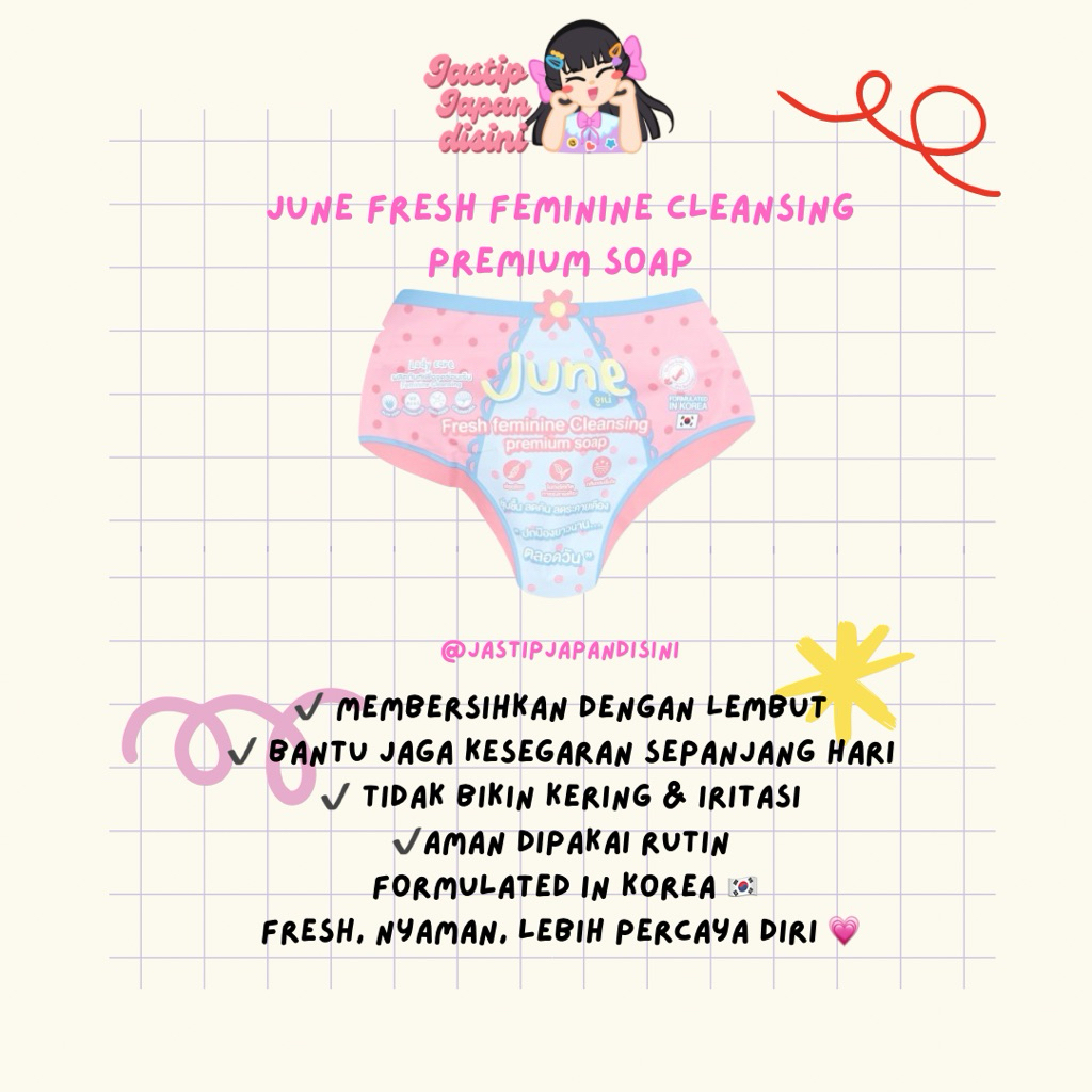 JUNE FRESH FEMININE CLEANSING PREMIUM SOAP THAILAND