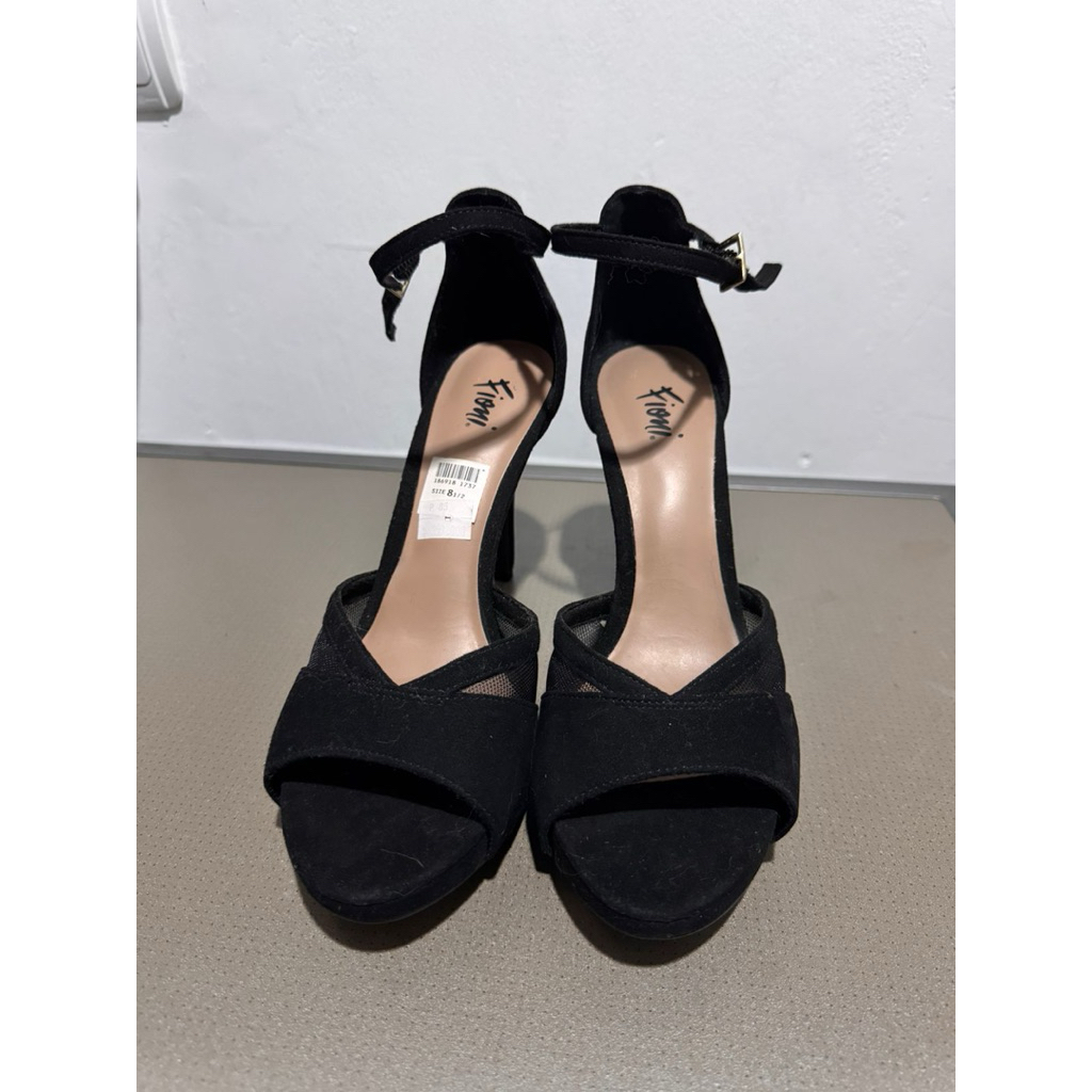 SALE Payless High Heels Fioni - Black Version (velvet) | Size 40