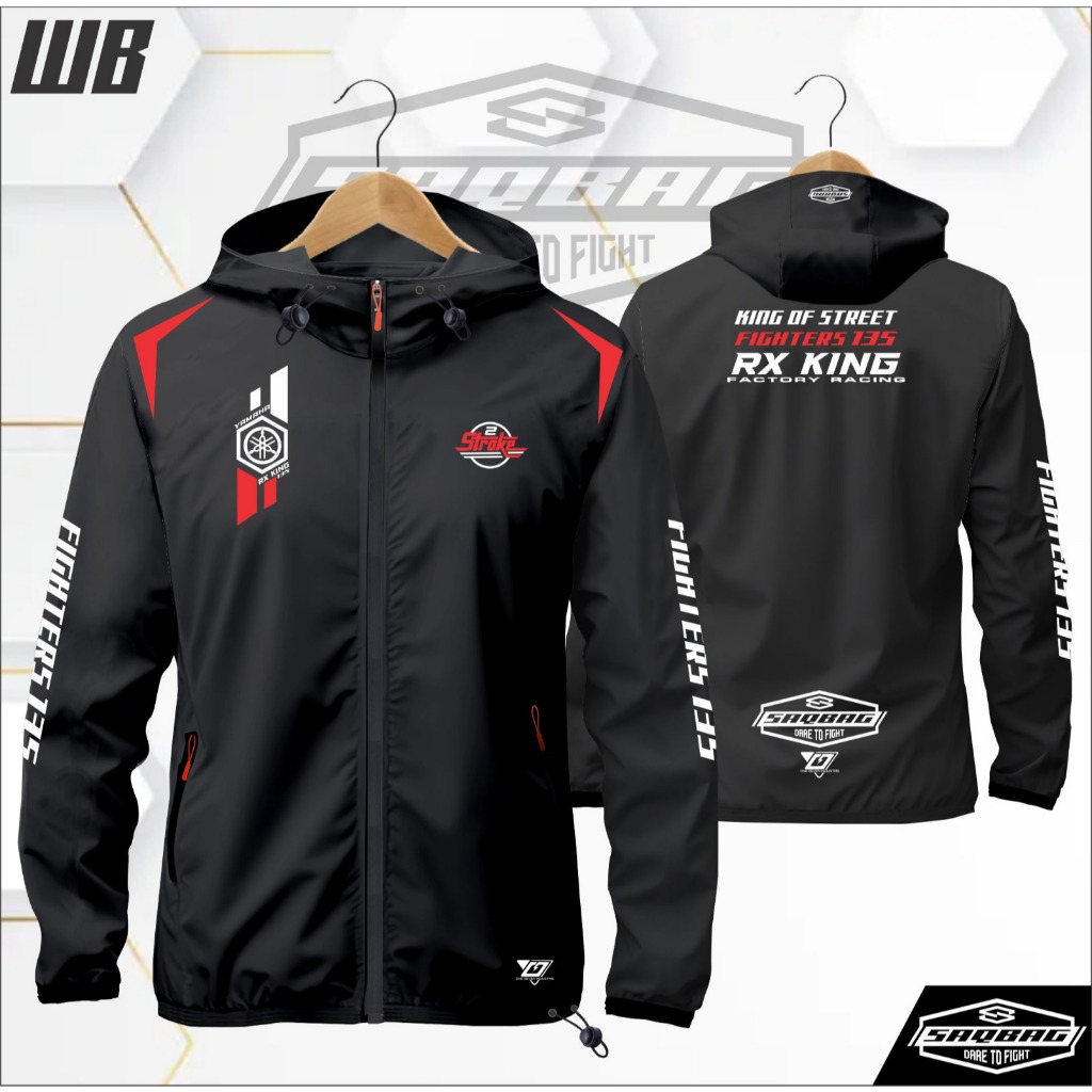 Jacket Motor Yamaha RX King Racing two Stroke Jacket Windbreakers Waterproof 2tak