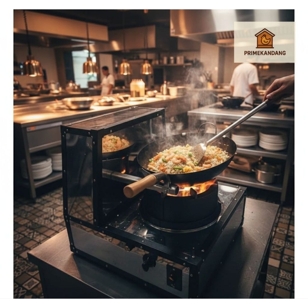 mesin masak nasi goreng /mesin masak serbaguna sistem robot menganuk sendiri OTOMATIS