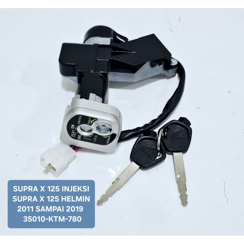 KUNCI KONTAK SUPRA X 125 INJEKSI SUPRA X 125 HELMIN SUPRA X 125 FI 2011 2012 2013 2014 2015 2016 201
