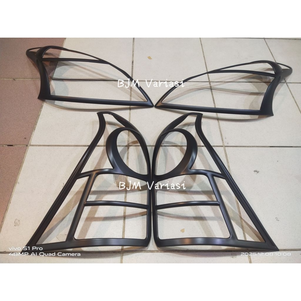 Paket Garnish Lampu All New Avanza 2012-2015(Hitam)
