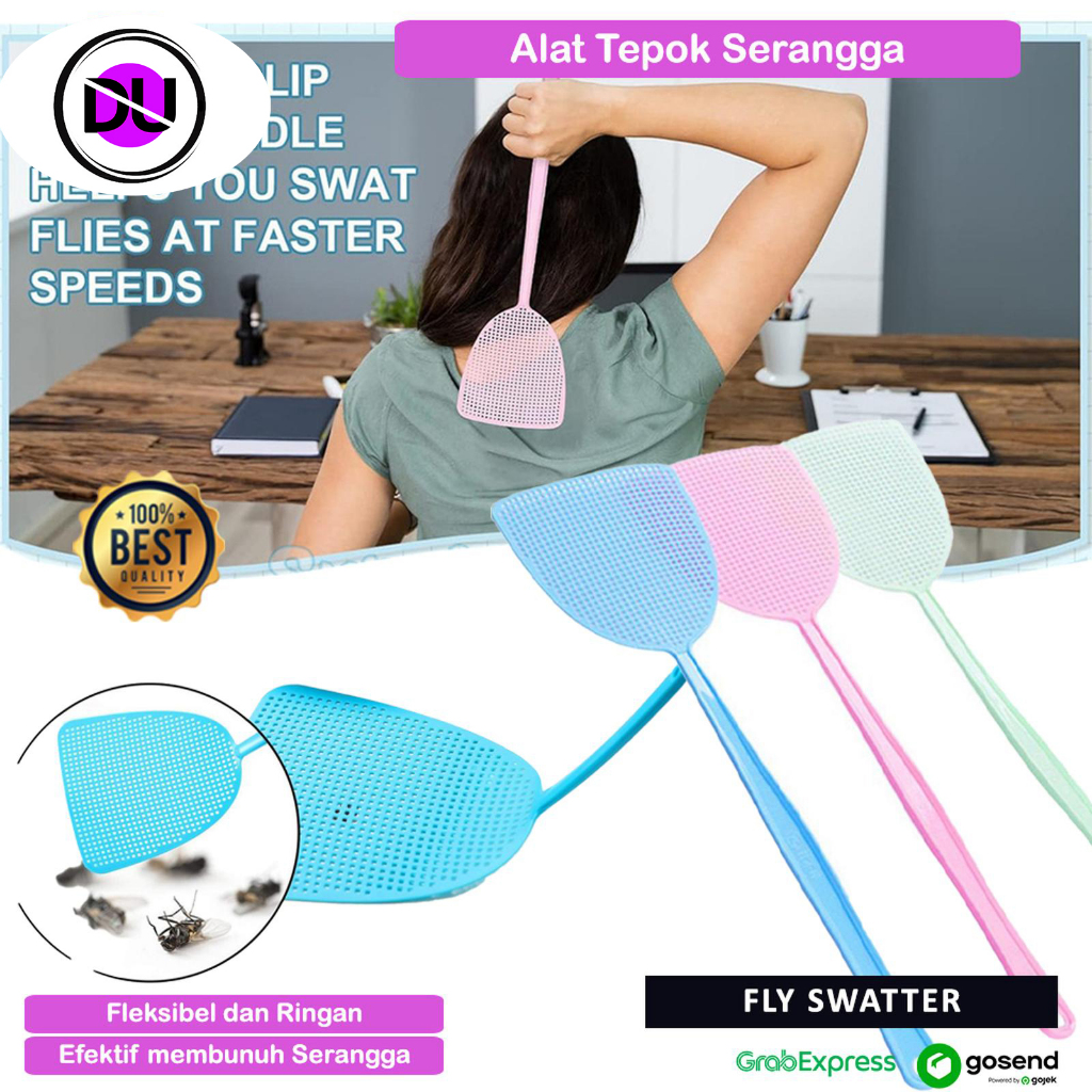 Alat Tepok Lalat Alat Pemukul Lalat Nyamuk Serangga Pemukul Serangga Raket Lalat Manual Tangan Fleks