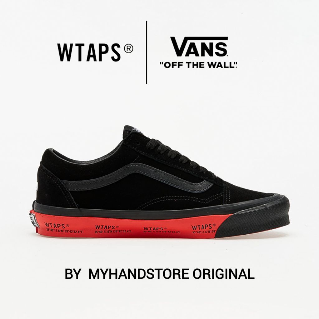 Vans Oldskool Vault LX OG X WTAPS Black Orange original 100%