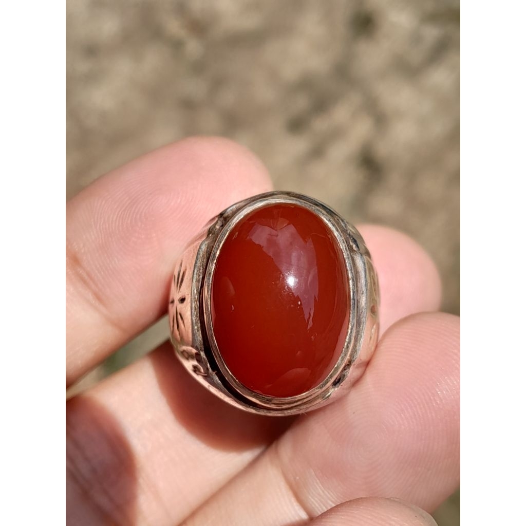 BATU AKIK MERAH SAWO KECIK LAWASAN