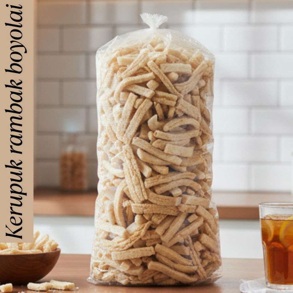 Kerupuk Rambak Jari Mateng 500gr/Kerupuk Rambak Boyolali