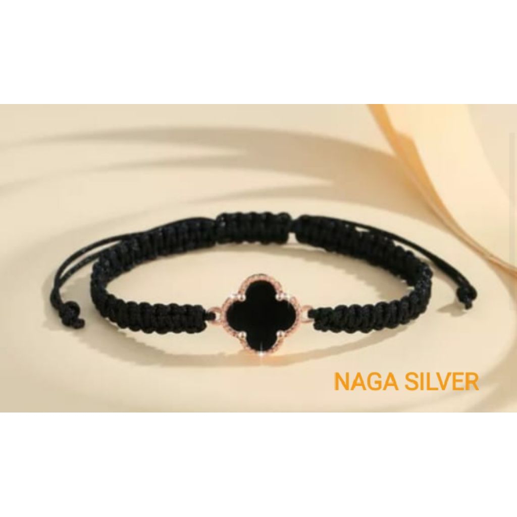 beli 2 gratis 1+ gratis emas murni 24 karat gelang tali anyam model Semar Nusantara