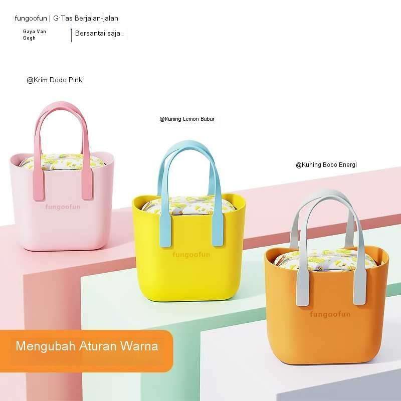 Fungoofun Hand Bag Tas Import Wanita G518-Kapasitas Besar dan Serbaguna Tas Cewek Organizer Waterpro