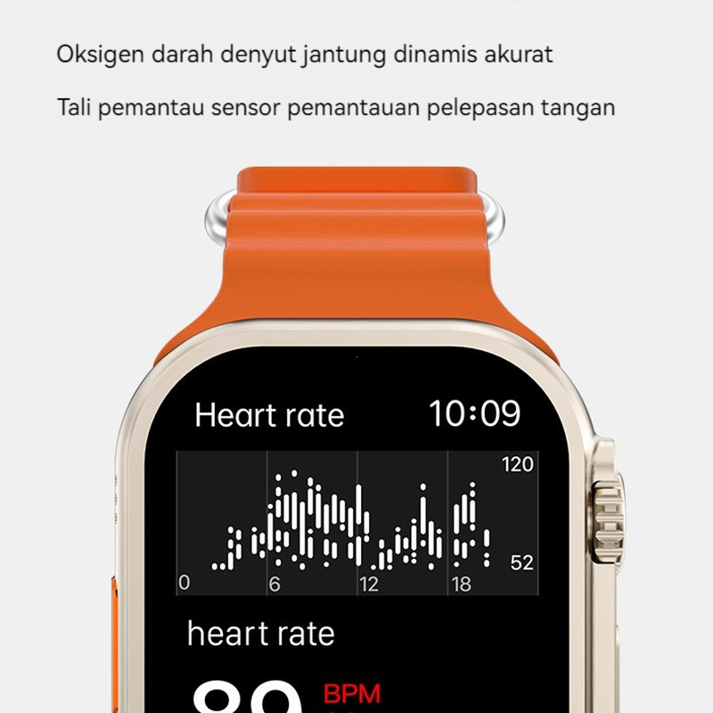 PROMO TERBARU OEM SMARTWATCH Z66 ULTRA BLUETOOTH PHONE CALL LAYAR FULL HD BARU GRATIS TWS STRAP