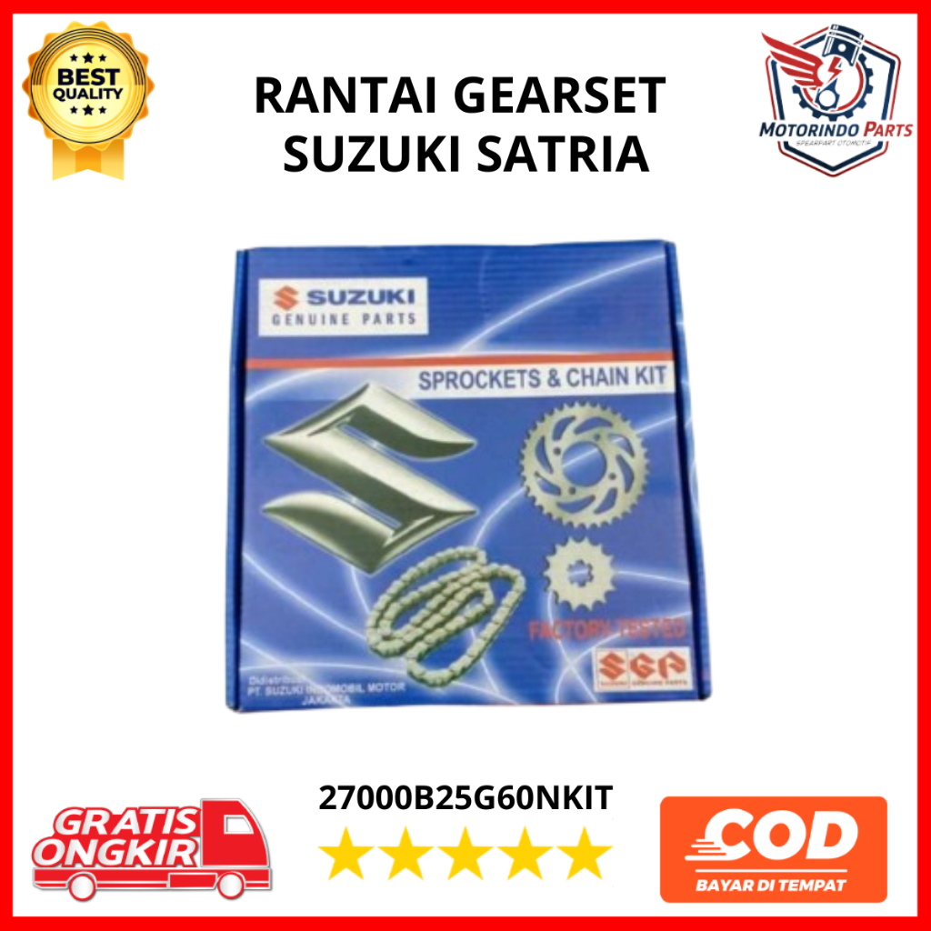 GEAR  set suzuki satria fu - gear satria fu old - satria fu injeksi new