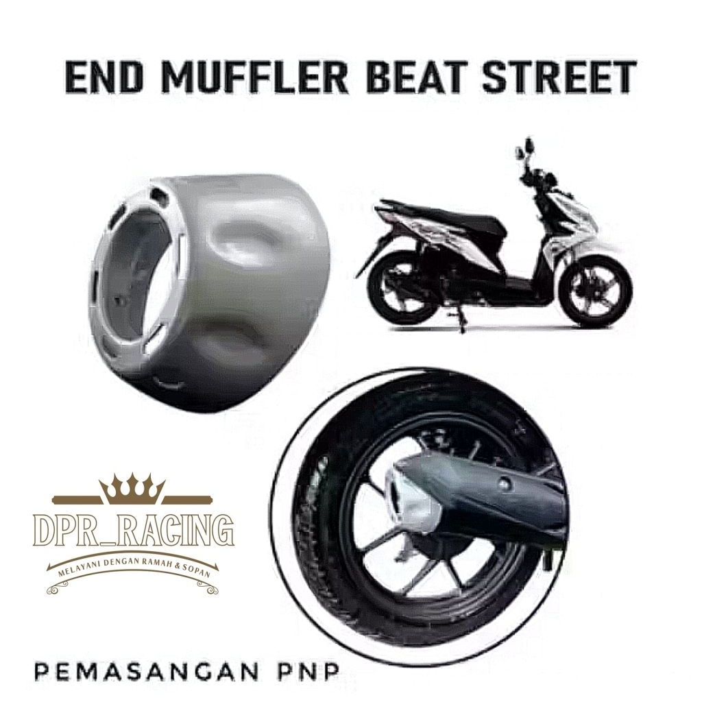 End Muffler Corong Knalpot Tsukigi End Cup Moncong Knalpot Copy CMS ZRC 54N Vario Mio Scoopy mio m3 