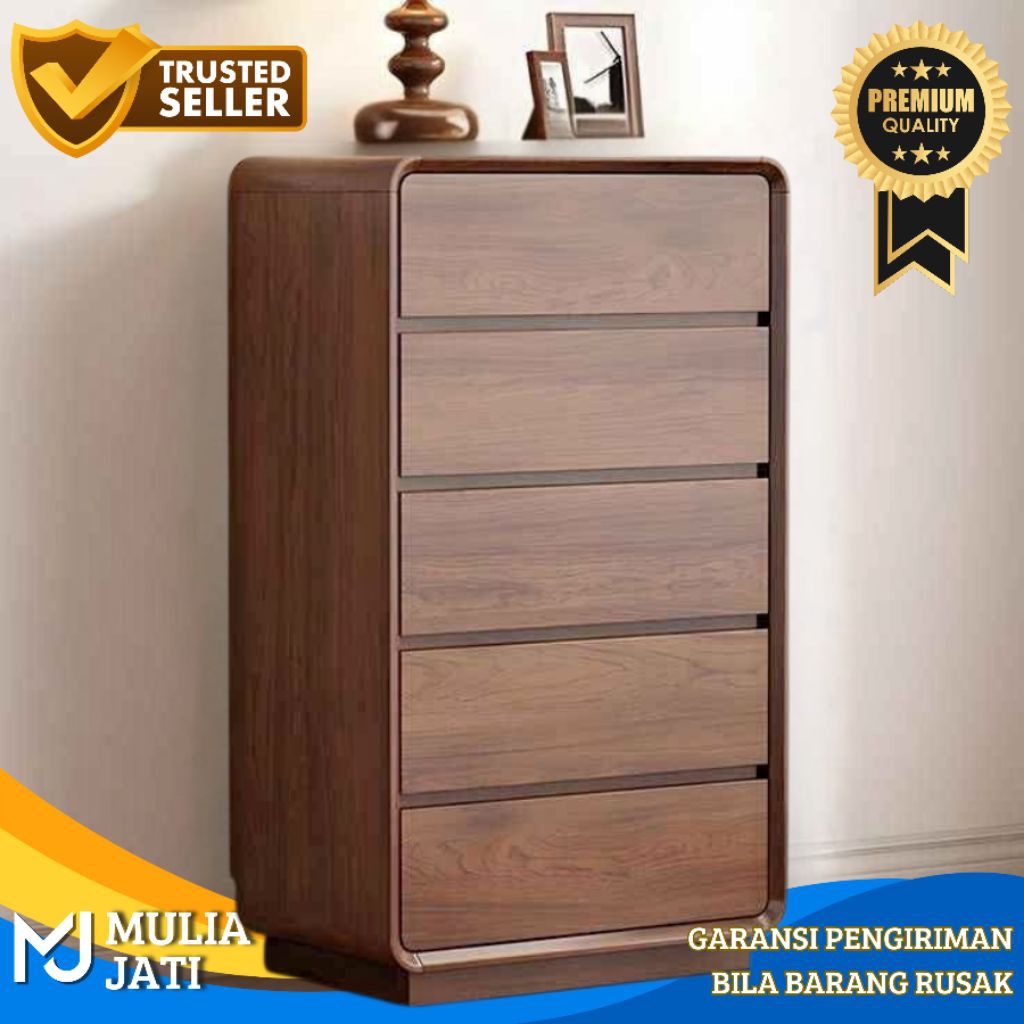 [Mulia Jati] Lemari Susun Kayu Jati 5 Tingkat - Lemari Susun Full Kayu Jati - Lemari Susun Kayu