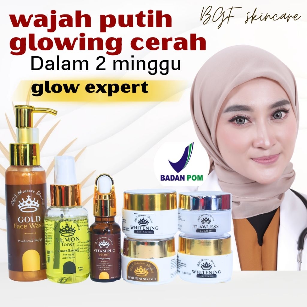 Beauty Glow Farma - Paket Glowing Expert | Paket Skincare Merawat dan Mencerahkan Kulit Wajah