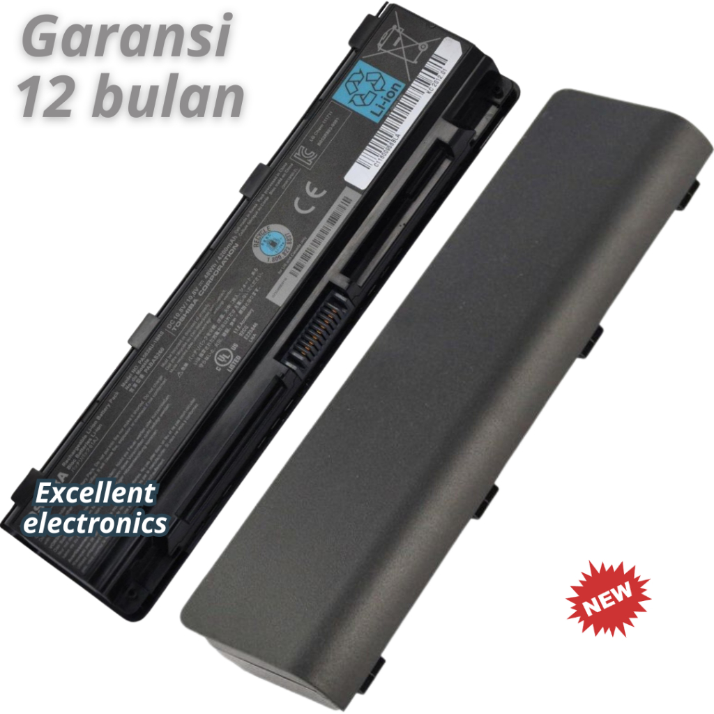 Baterai Laptop Toshiba C840, Baterai laptop C800, Baterai Toshiba C840, Baterai C800, Baterai Toshib