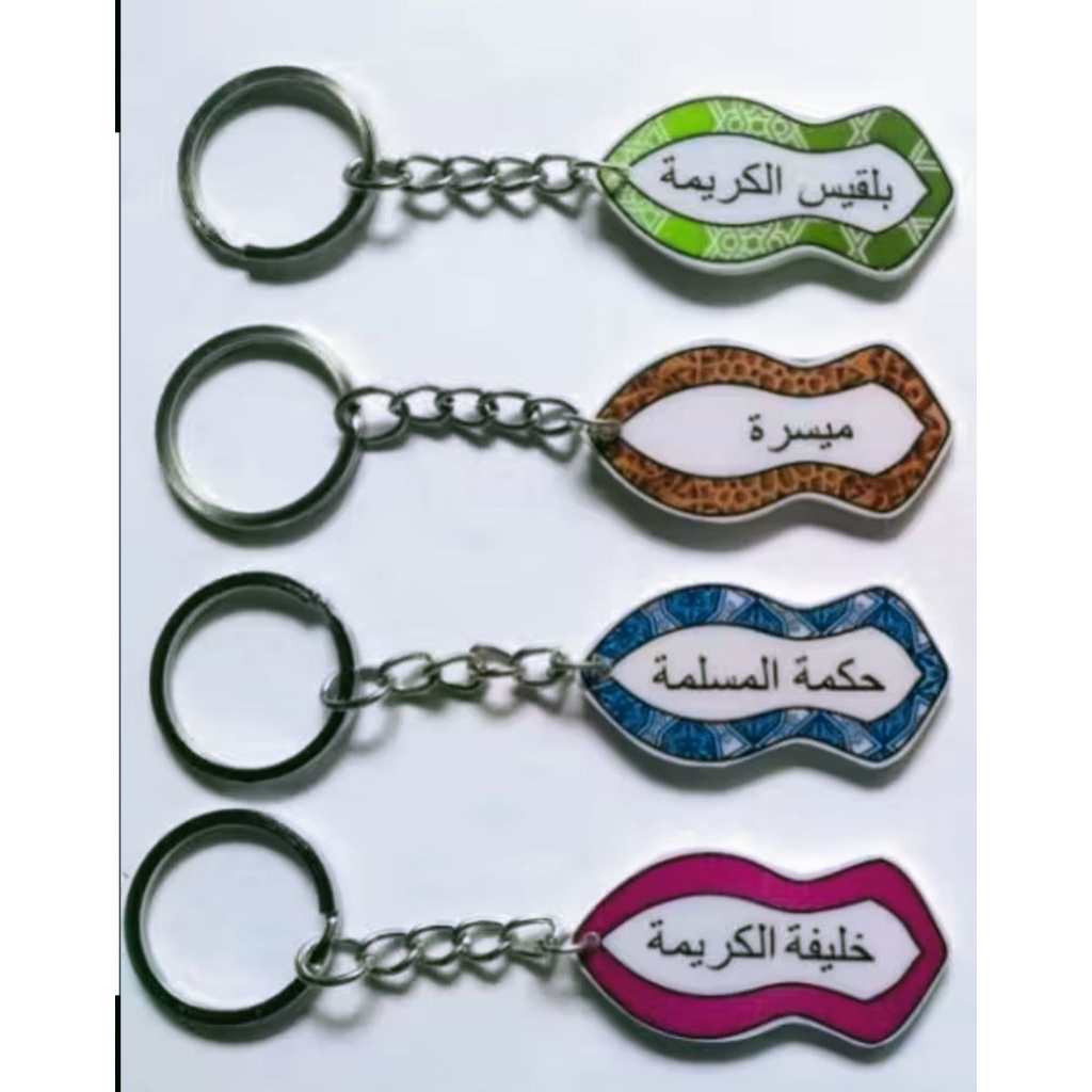 Gantungan Kunci Terompah Nama