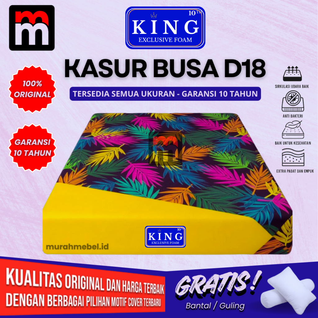 Kasur Busa KING FOAM / ROYAL FOAM Tebal 20cm