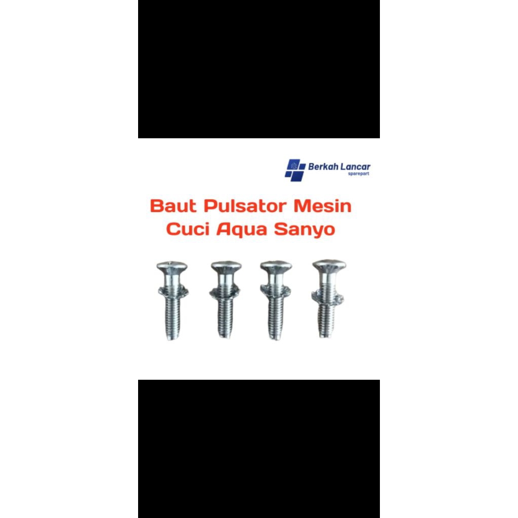 baut pulsator mesin cuci Aqua sanyo